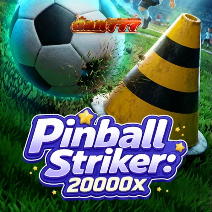 Tampilan visual stadion neon dalam game Pinball Striker 20,000x